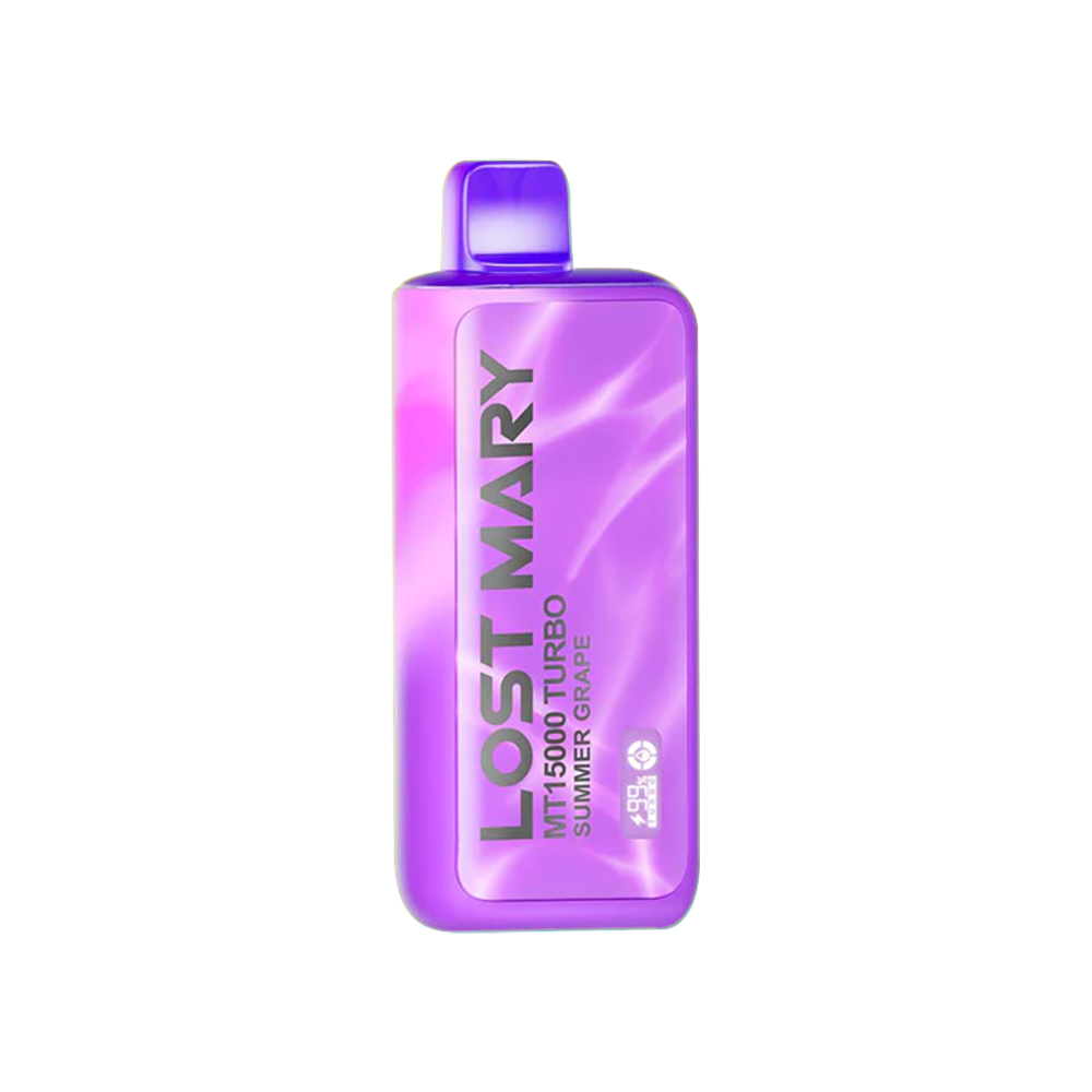 Lost Mary MT15000 Turbo E-Cig Disposable 15000 Puff 16mL 50mg Summer Grape