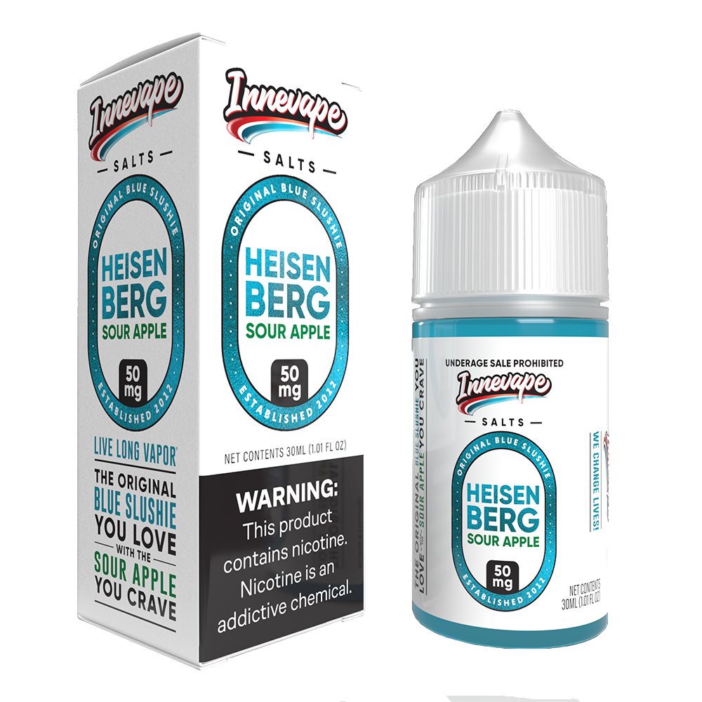 Heisenberg Sour Apple | Innevape Salts | 30mL with packaging