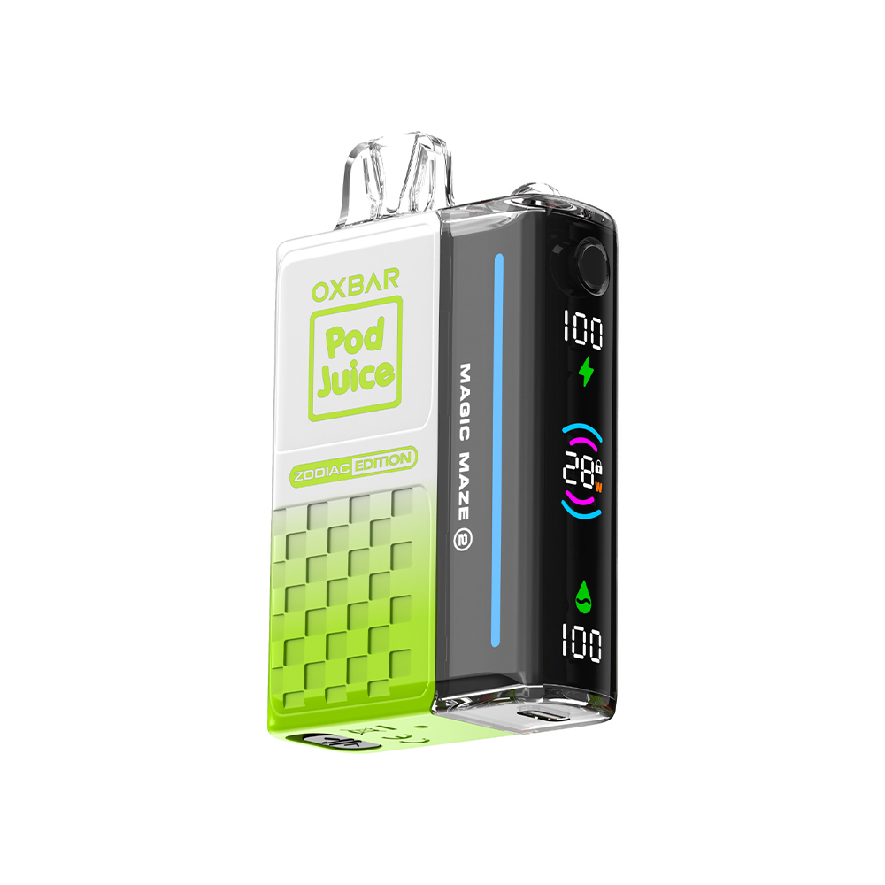 Oxbar Magic Maze 2.0 Pod Juice E-Cig Disposable 30000 Puffs 13mL 50mg Sour Apple Skitz