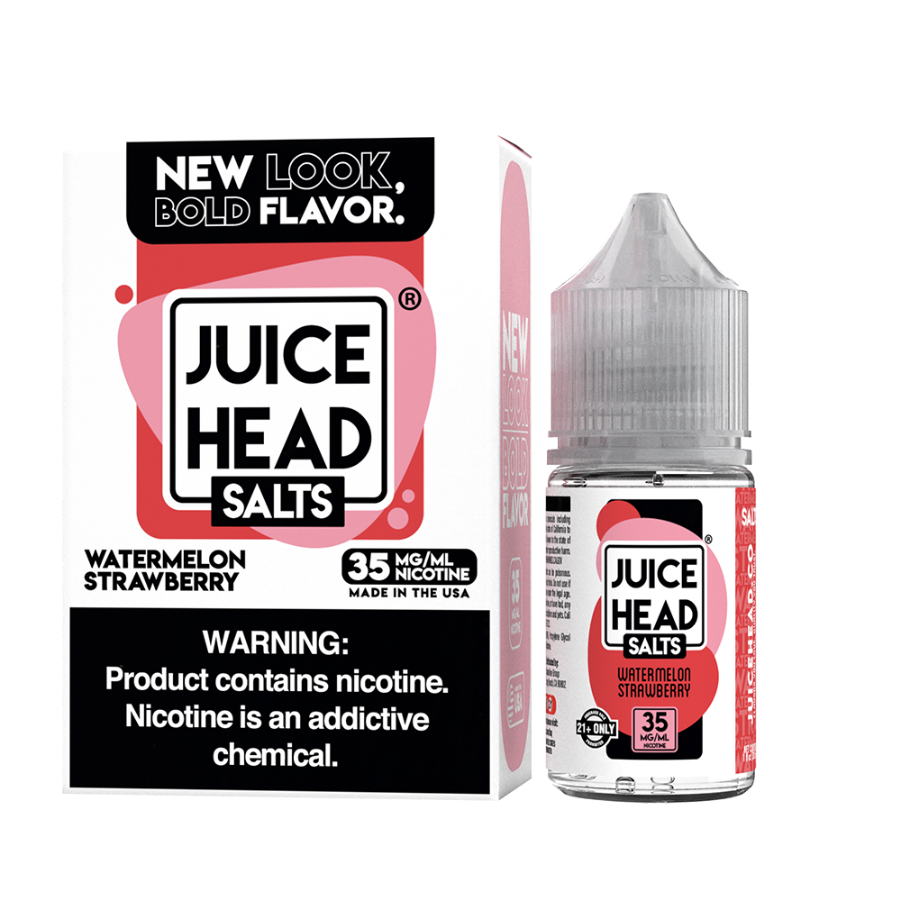 Watermelon Strawberry | Juice Head Salts | 30mL 35mg with packaging