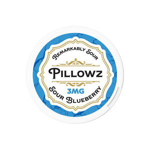 Pillowz TFN Nicotine Pouches (20ct Can)(5-Can Pack) 3mg Sour Blueberry