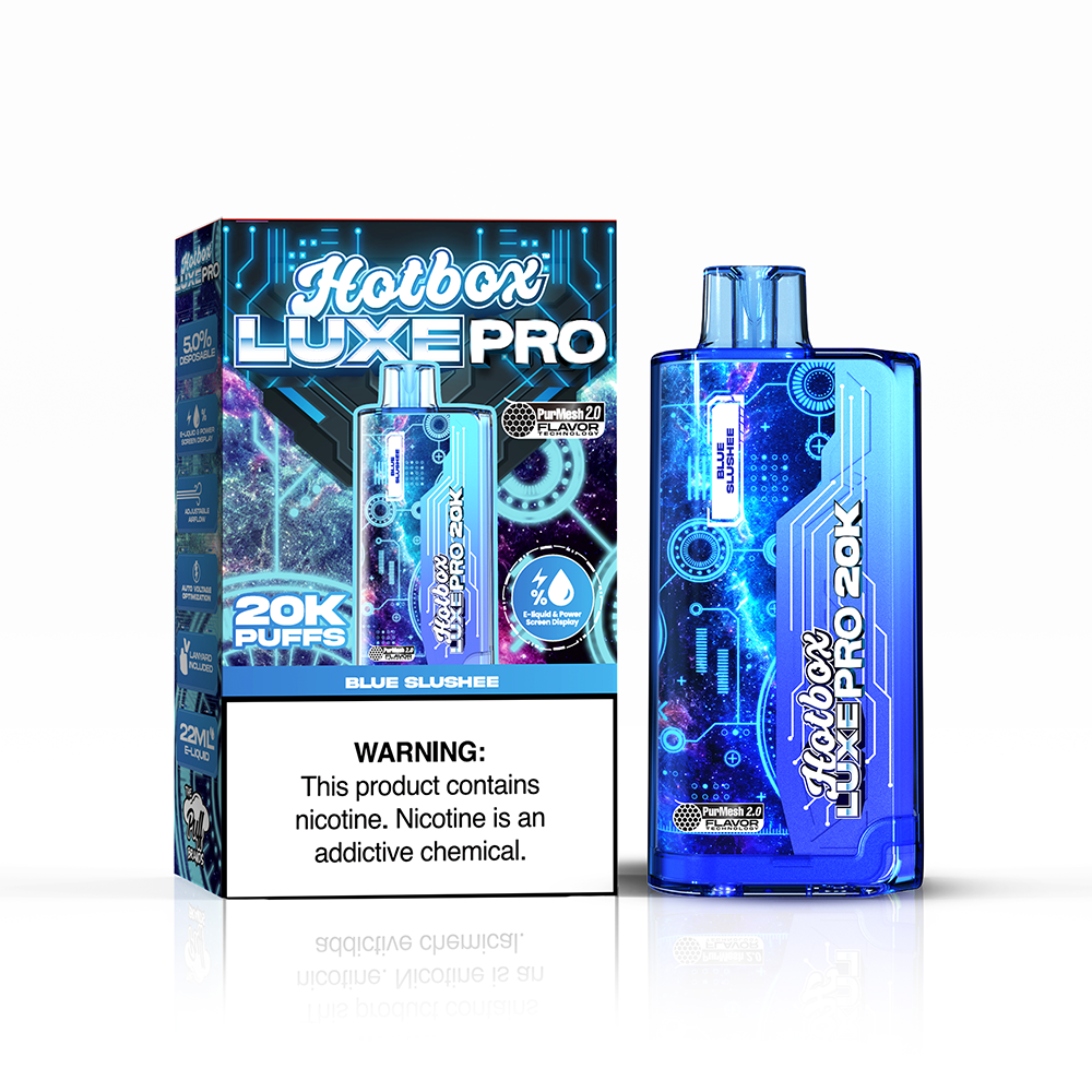 Puff Labs Hotbox Luxe Pro Disposable Blue Shushee