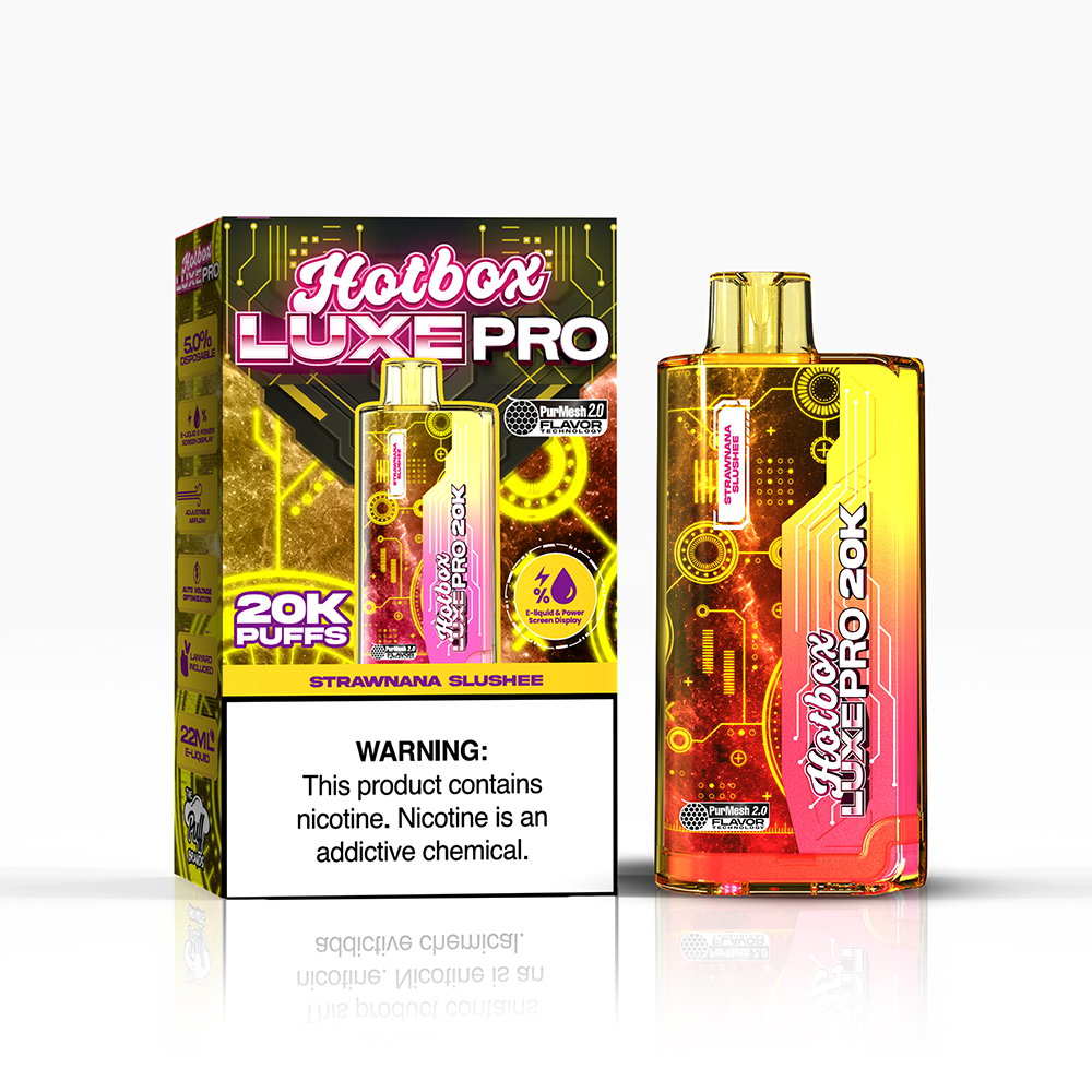 Puff Labs Hotbox Luxe Pro Disposable Strawnana Slushee