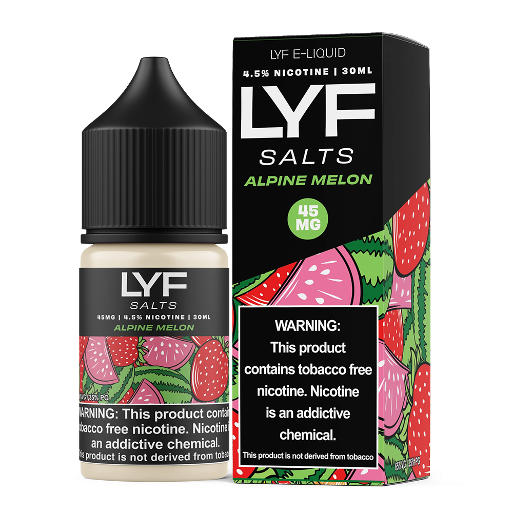 Alpine Melon | Lyf Salts | 30mL with packaging