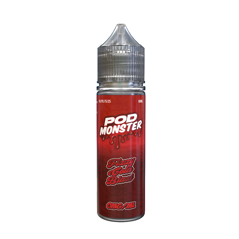 Fizzy Cola Blast | Pod Monster | 60mL 0mg bottle