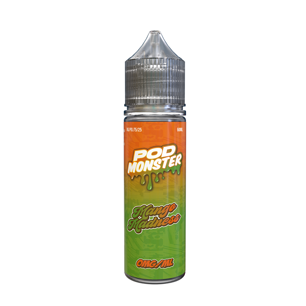 Mango Madness | Pod Monster | 60mL 0mg bottle