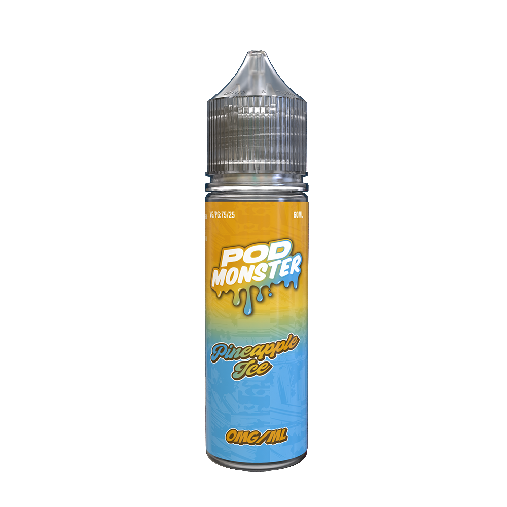 Pineapple Ice | Pod Monster | 60mL 0mg bottle