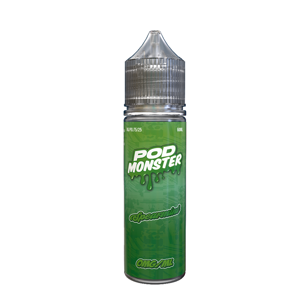 Spearmint | Pod Monster | 60mL 0mg bottle