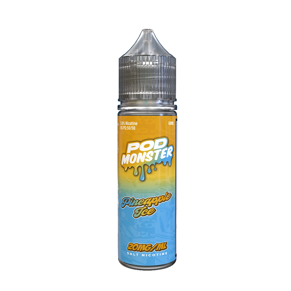 Pineapple Ice | Pod Monster Salts | 60mL 20mg bottle