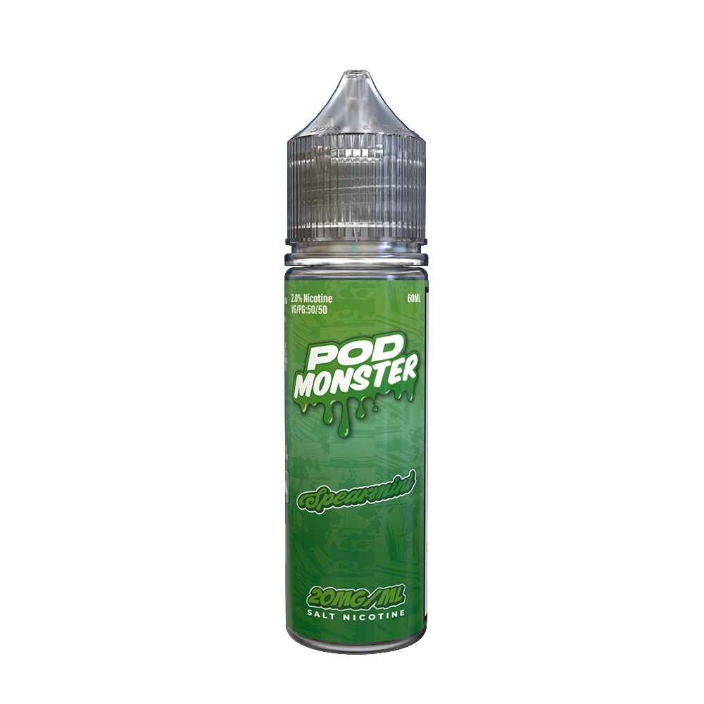 Spearmint | Pod Monster Salts | 60mL 20mg bottle