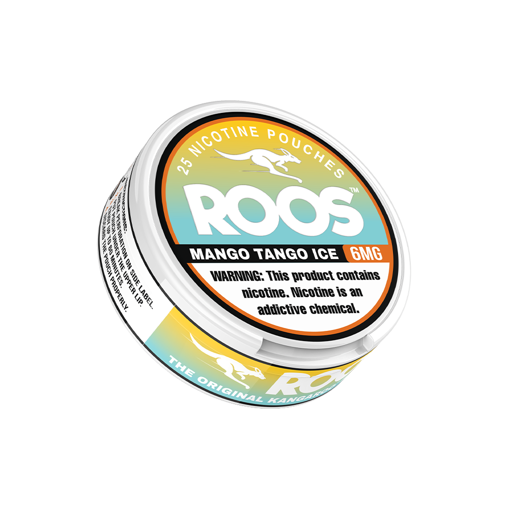 Roos Nicotine Pouches (25ct Can)(5-Can Pack) Mango Tango 6mg