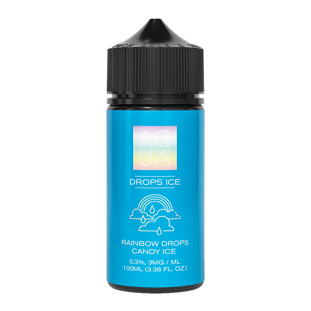 Drops Menthol Aqua 100mL 3mg bottle