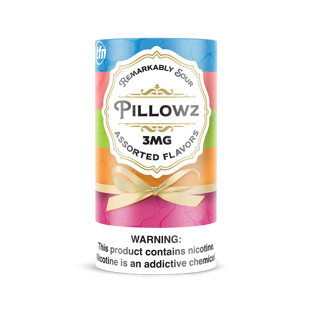 Pillowz TFN Nicotine Pouches (20ct Can)(5-Can Pack) Assorted Flavor Multi-Pack 3mg