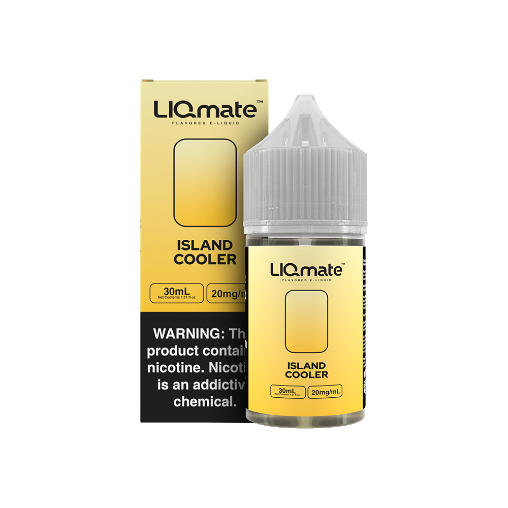 7Daze Island Cooler Liqmate Series 30mL Salt Nicotine Vape Juice 20mg bottle with packaging