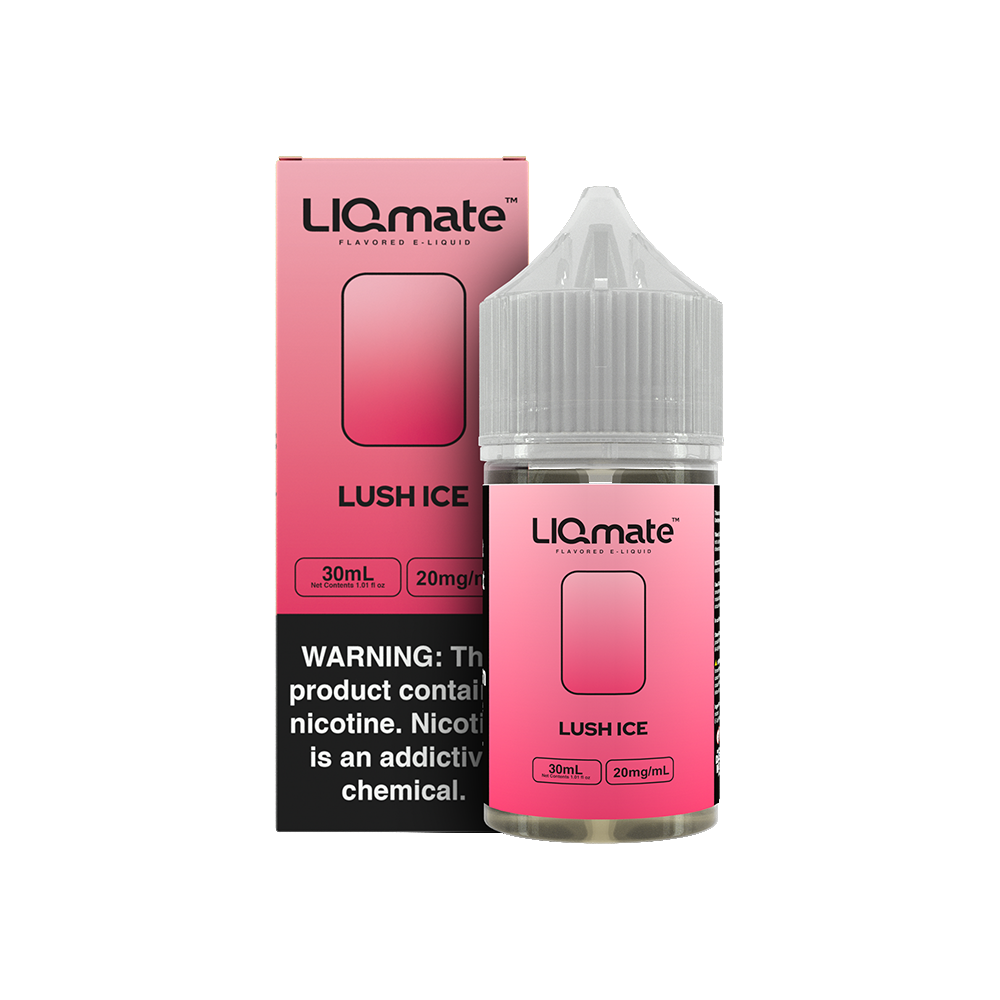 7Daze Lush Ice Liqmate Series 30mL Salt Nicotine Vape Juice 20mg bottle with packaging