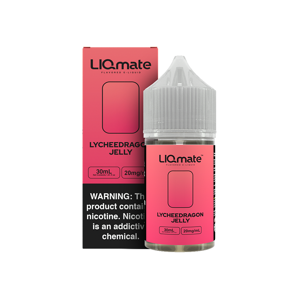 7Daze Lychee Dragon Jelly Liqmate Series 30mL Salt Nicotine Vape Juice 20mg bottle with packaging