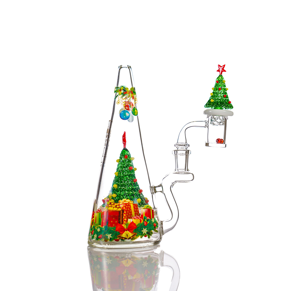 MKGlass TX95 Toxic 8″ Christmas Tree Cone Rig