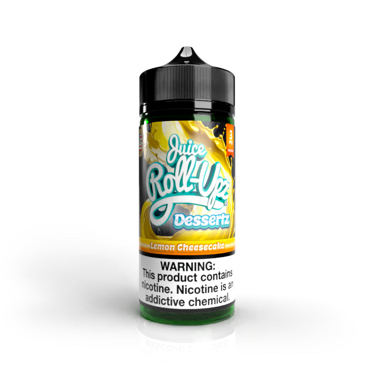 Juice Roll Upz Lemon Cheesecake Dessertz Series 120mL Freebase Vape Juice 3mg bottle