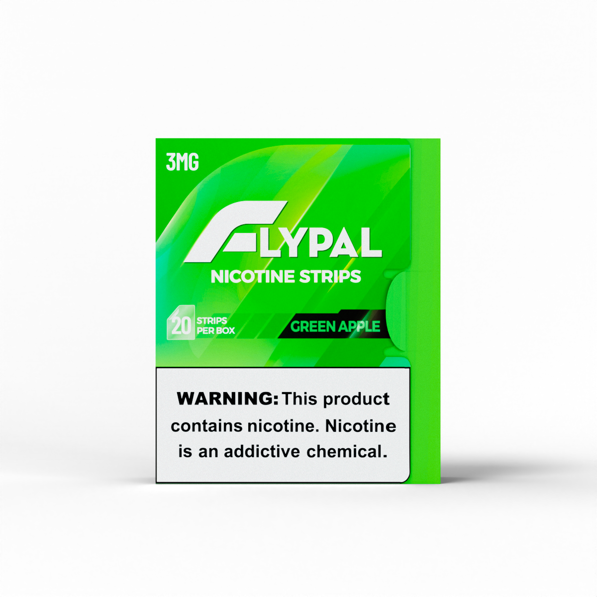 Flypal Nicotine Strips (20ct Boxes) 5pc Display Green Apple