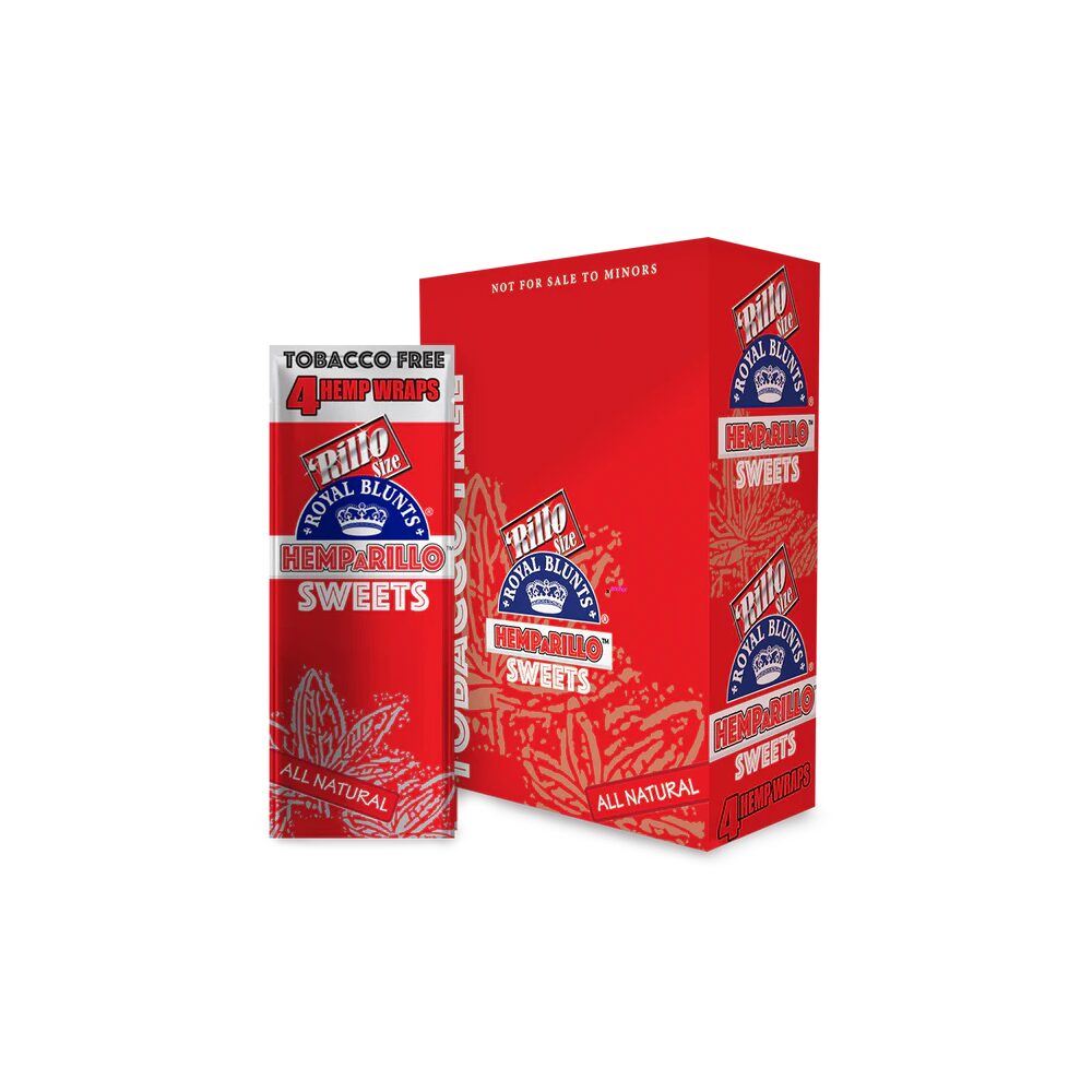 Royal Blunts Hemparillo All Natural - 4 Wraps | Sweets with Packaging