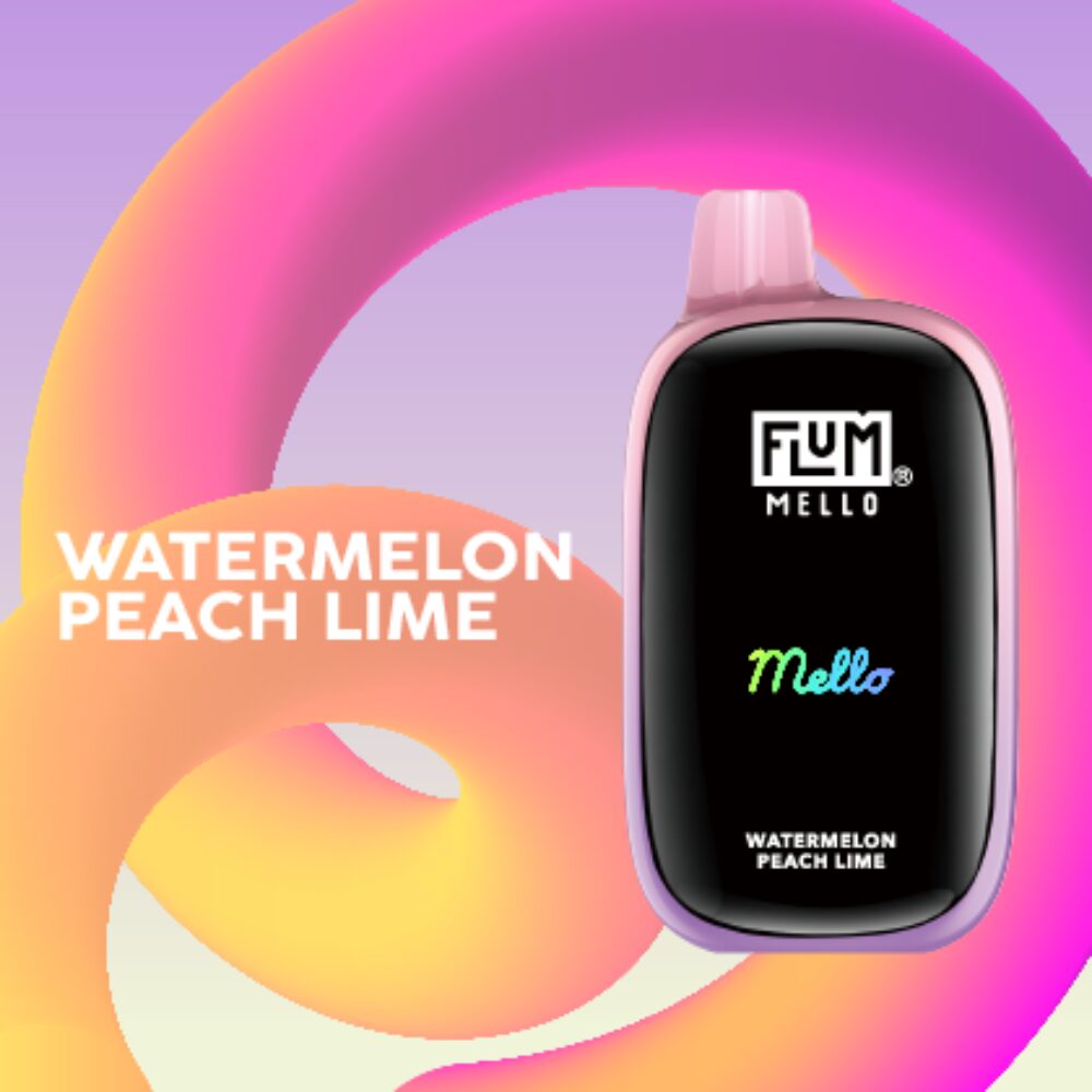 Flum Mello Disposable Watermelon Peach Lime