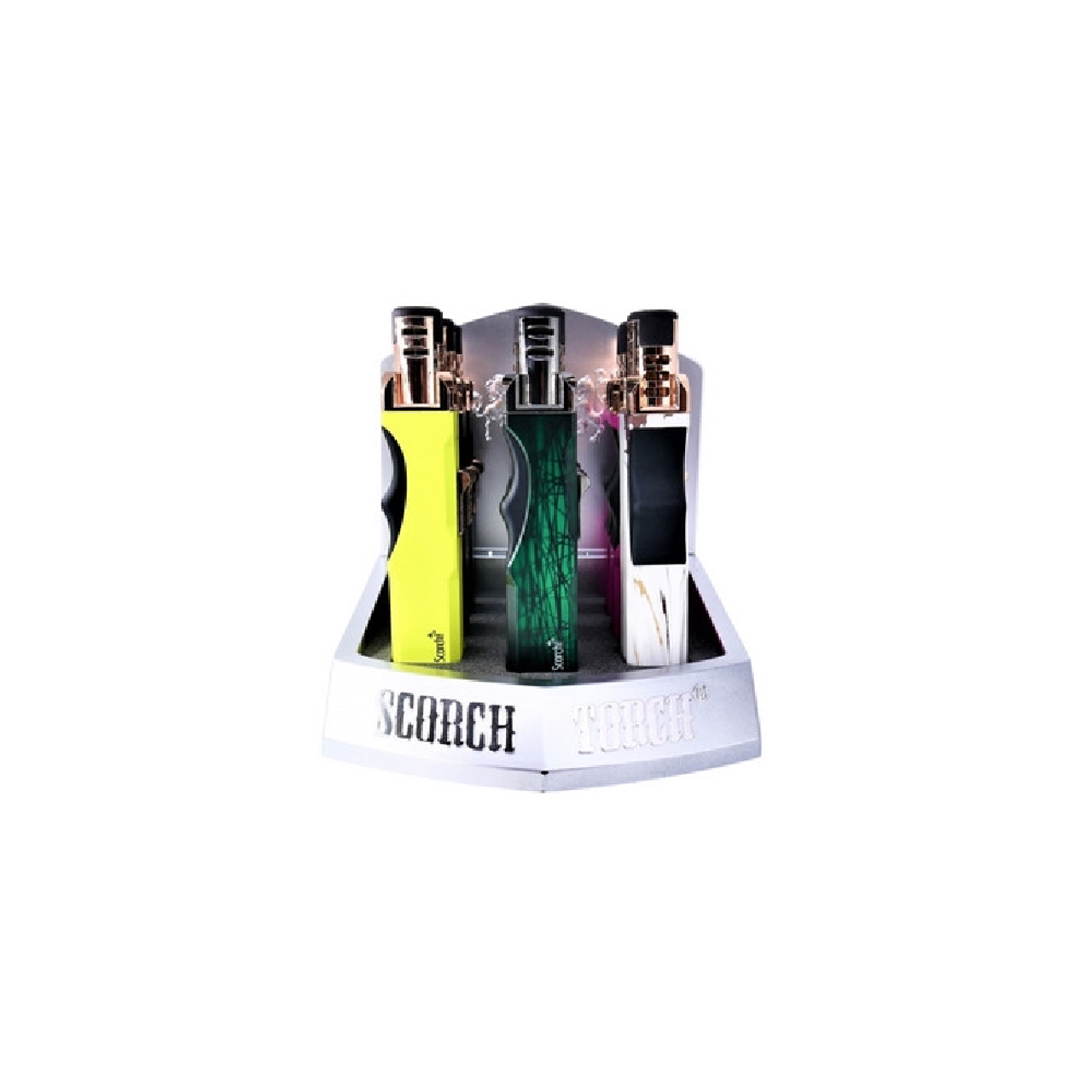 Scorch Torch (DSPLY 9pc)(Lighter) No. 61725 Group Photo