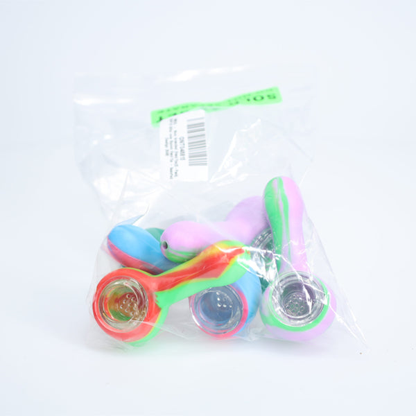 Non branded (Hand Pipe)(5-Pack) SHP10 Silicone Spoon Hand Pipe
