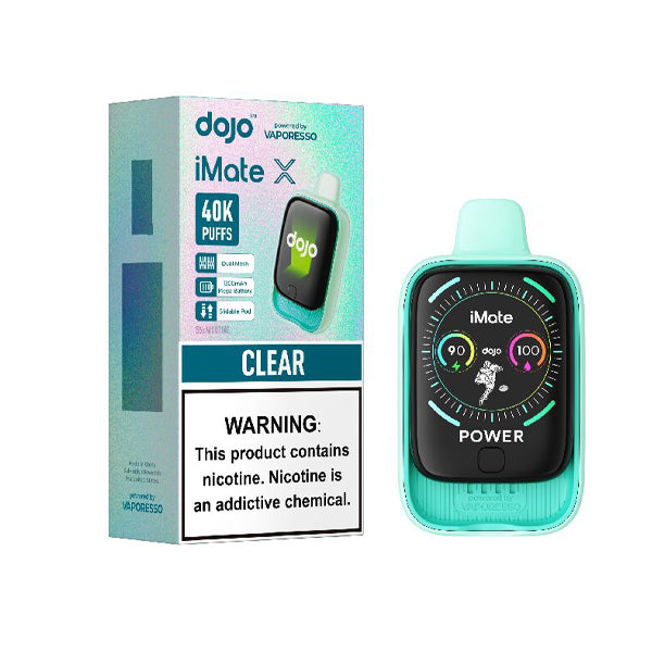 iMate X 40K Disposable clear with packaging