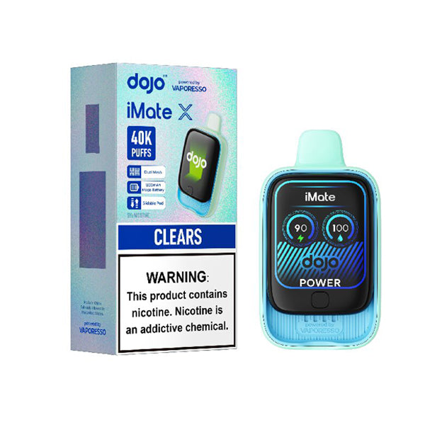 iMate X 40K Disposable clears with packaging