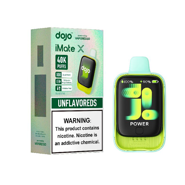 iMate X 40K Disposable unflavoreds with packaging