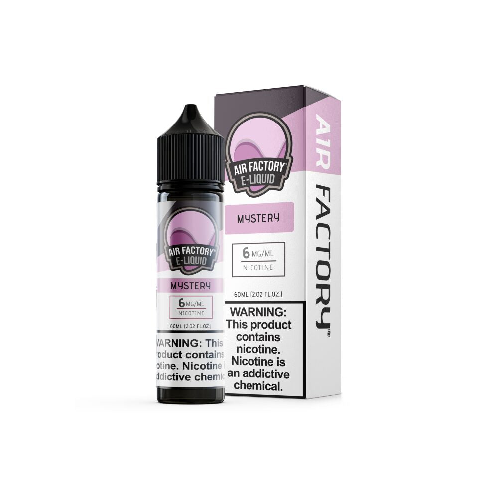 Mystery Air Factory 60mL 6mg bottle with packaging