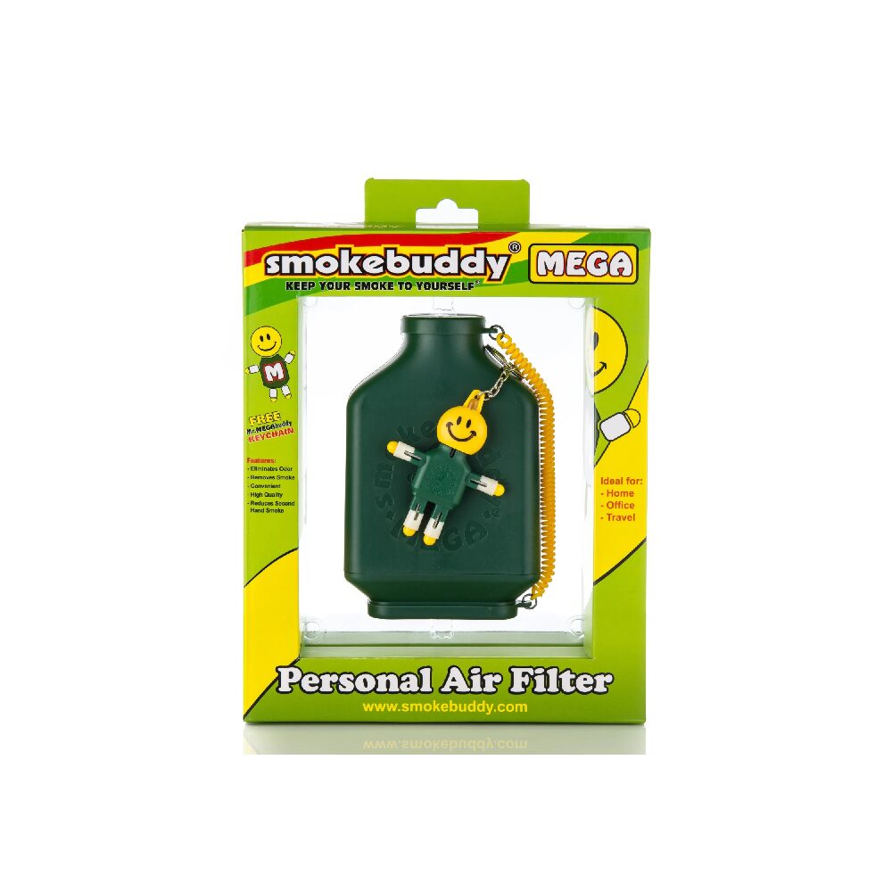 Smokebuddy (Air Filter) Mega Personal Air Filter Green packaging