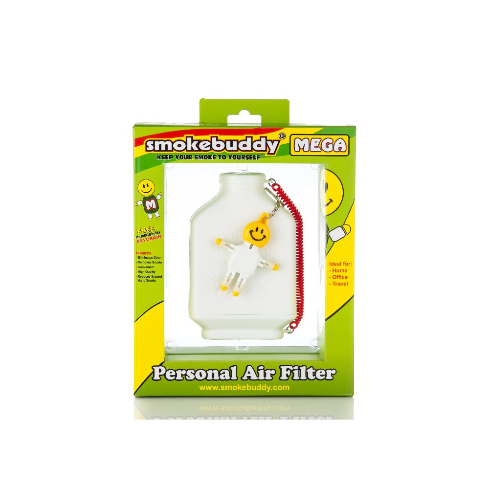 Smokebuddy (Air Filter) Mega Personal Air Filter White packaging