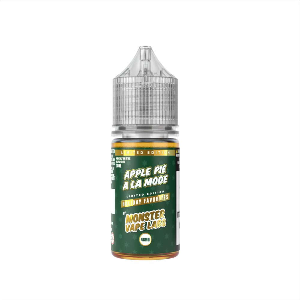 Apple Pie A La Mode Jam Monster Holiday Salts 30mL 48mg bottle
