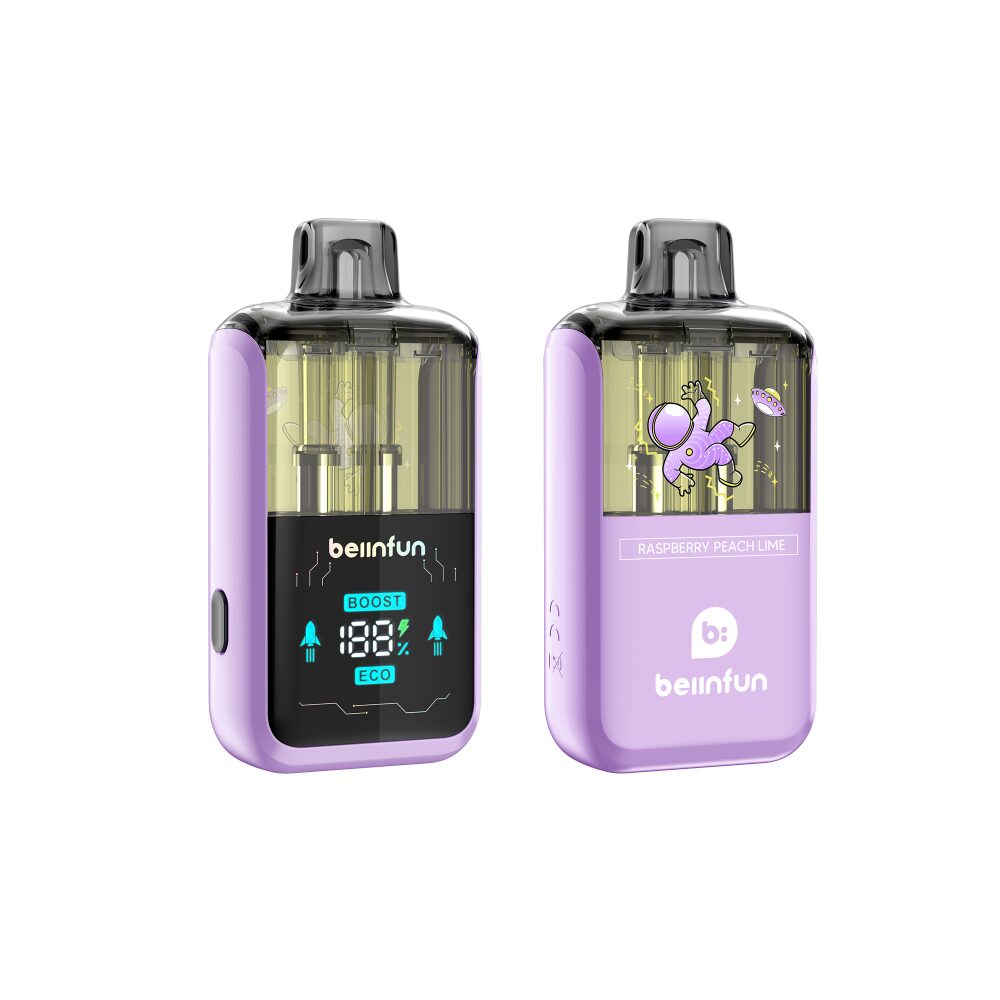 Beiinfun Disposable Raspberry Peach Lime