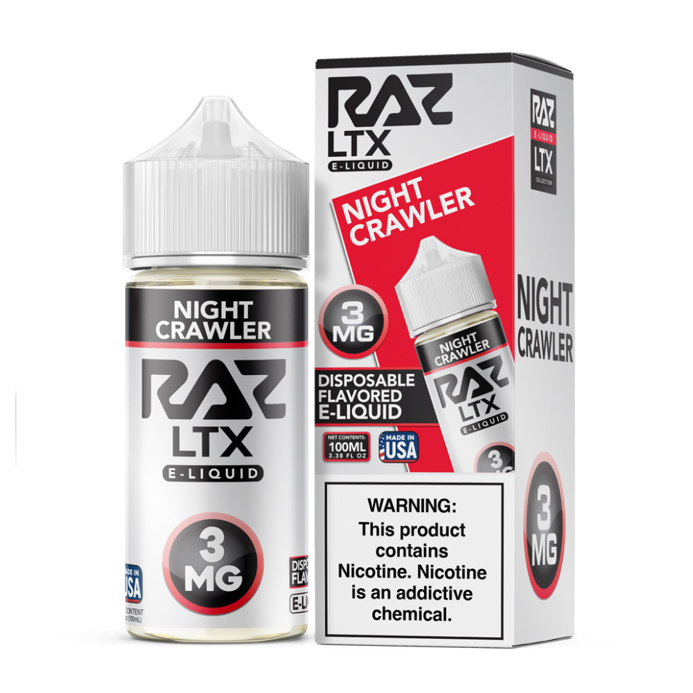 Night Crawler RAZ LTX 100mL with packaging