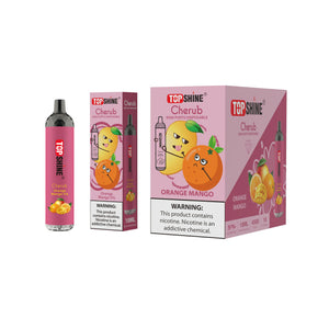 Topshine Disposable | 4500 Puffs | 10mL Orange Mango	with Packaging and Box