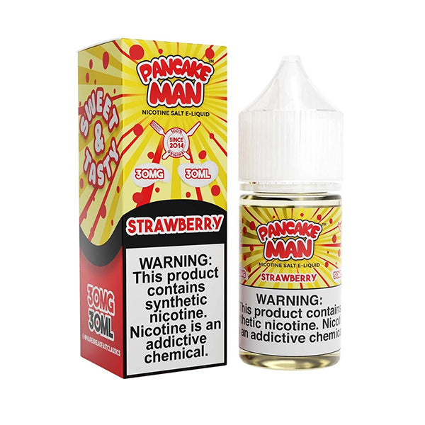 Strawberry Pancake | Pancake Man Salts | 30mL with packaging