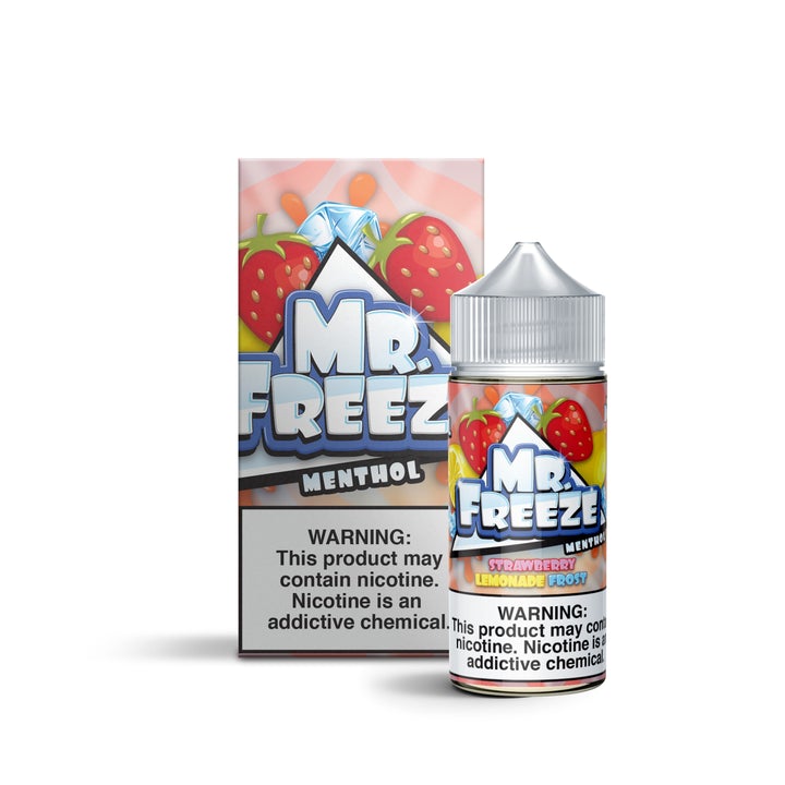 Mr. Freeze Tobacco-Free Nicotine Series | 100mL - Strawberry Lemonade Frost with Packaging