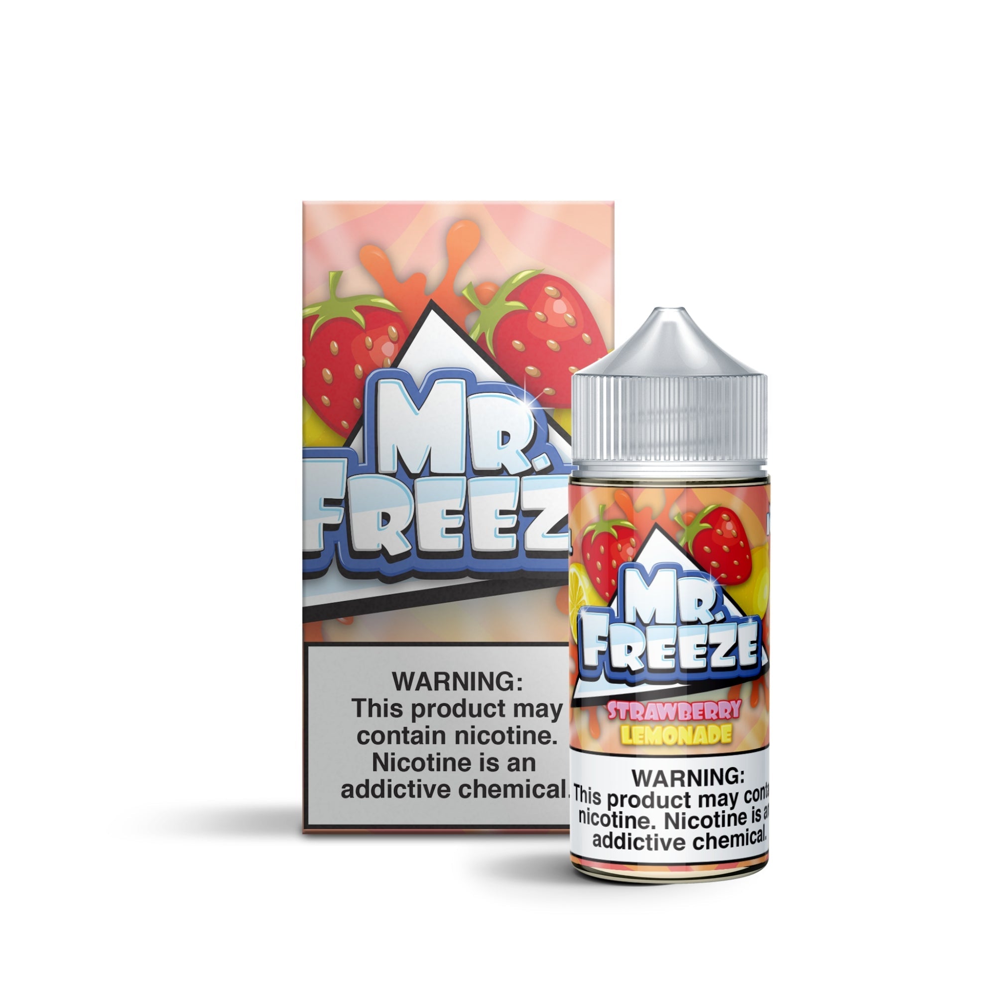 Mr. Freeze Tobacco-Free Nicotine Series | 100mL - Strawberry Lemonade with Packaging