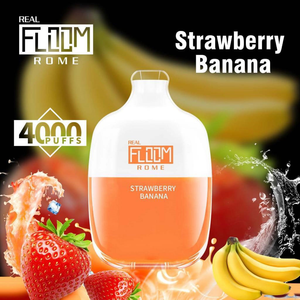 Floom Rome Disposable | 4000 Puffs | 10mL Strawberry Banana