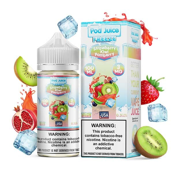 Strawberry Kiwi Freeze by Pod Juice Salts Series 30mL 