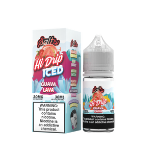 Guava Lava Iced by Hi-Drip Salts 20mg Series 30ml With Packaging