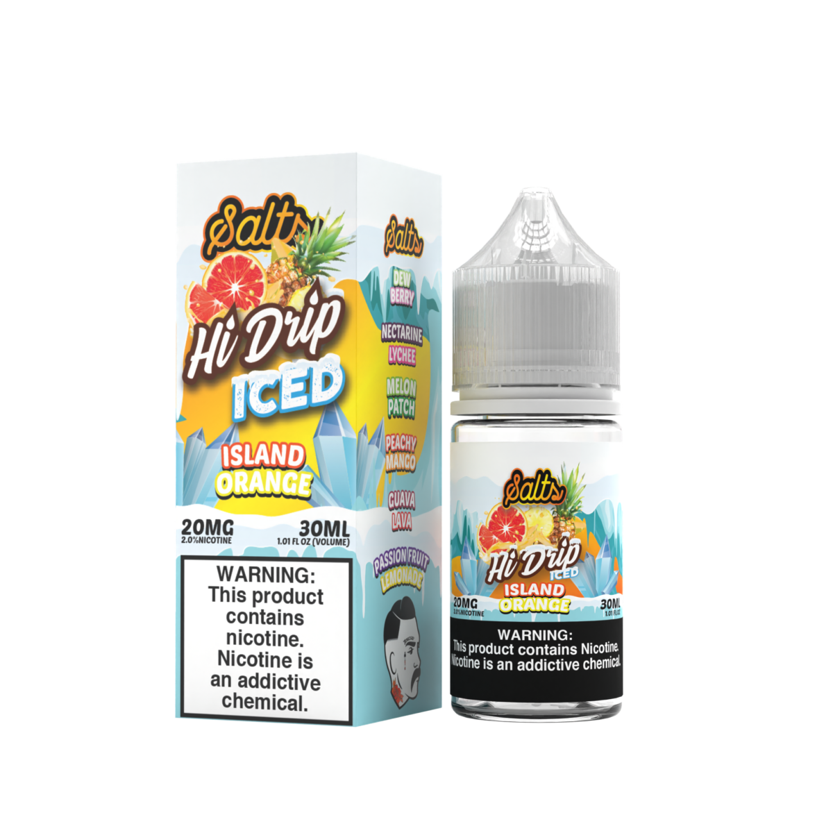 Island Orange Iced by Hi-Drip 20mg Salts Series 30ml With Packaging