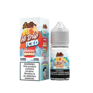 Peachy Mango Iced by Hi-Drip 50 mg Salts Series 30ml With Packaging