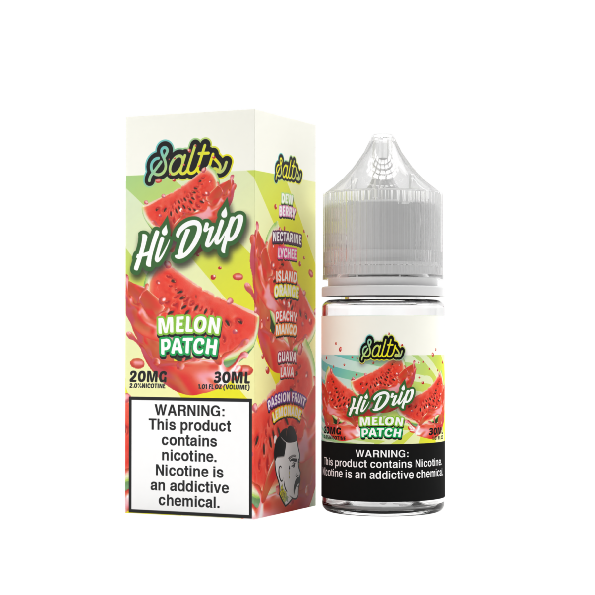 Melon Patch by Hi-Drip Salts 20mg Series 30ml WIth Packaging