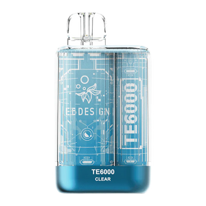 TE6000 (Non Branded EBDESIGN) 6000 Puffs 10.3mL 4% Disposable Clear