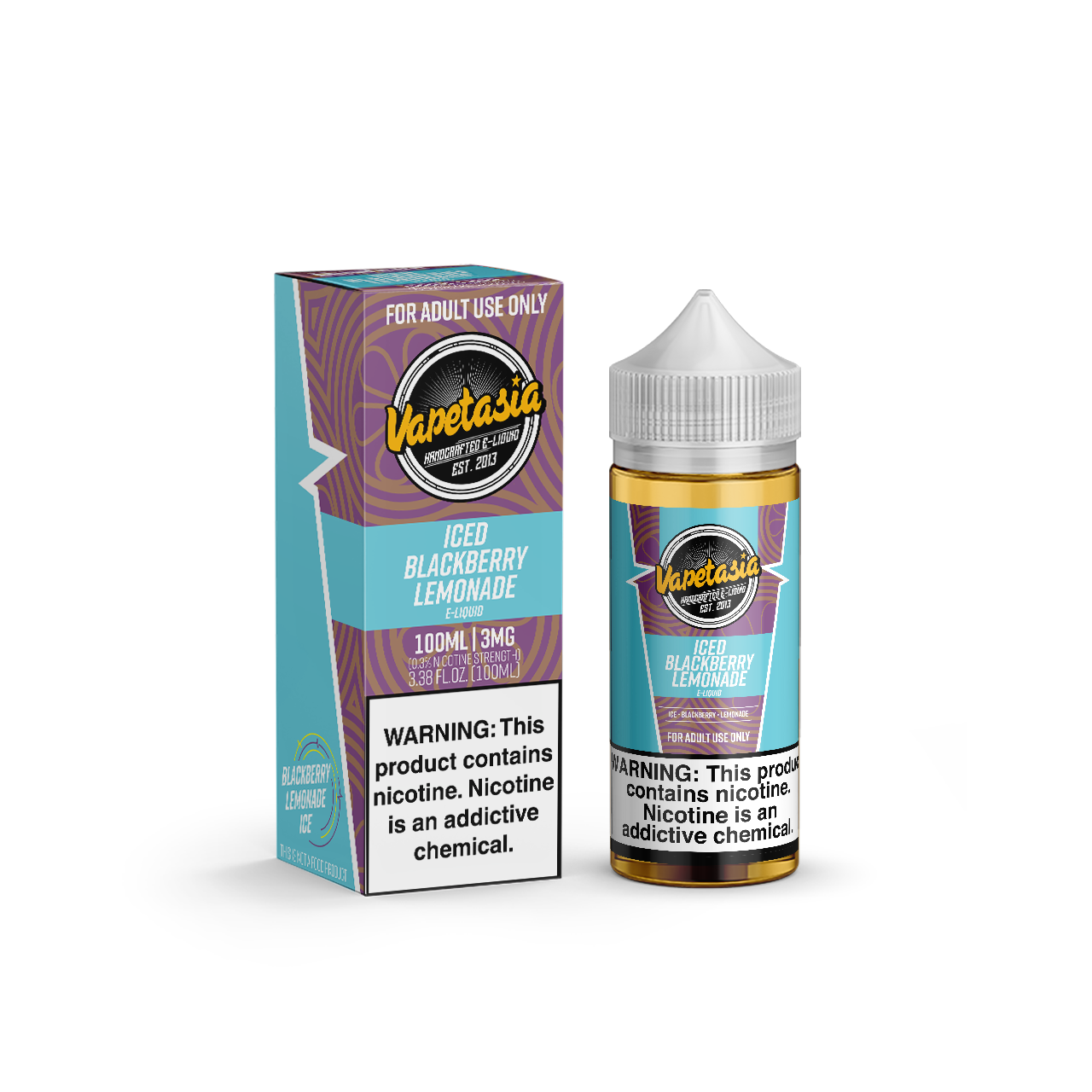 Iced Blackberry Lemonade by Vapetasia Series 100mL with Packaging