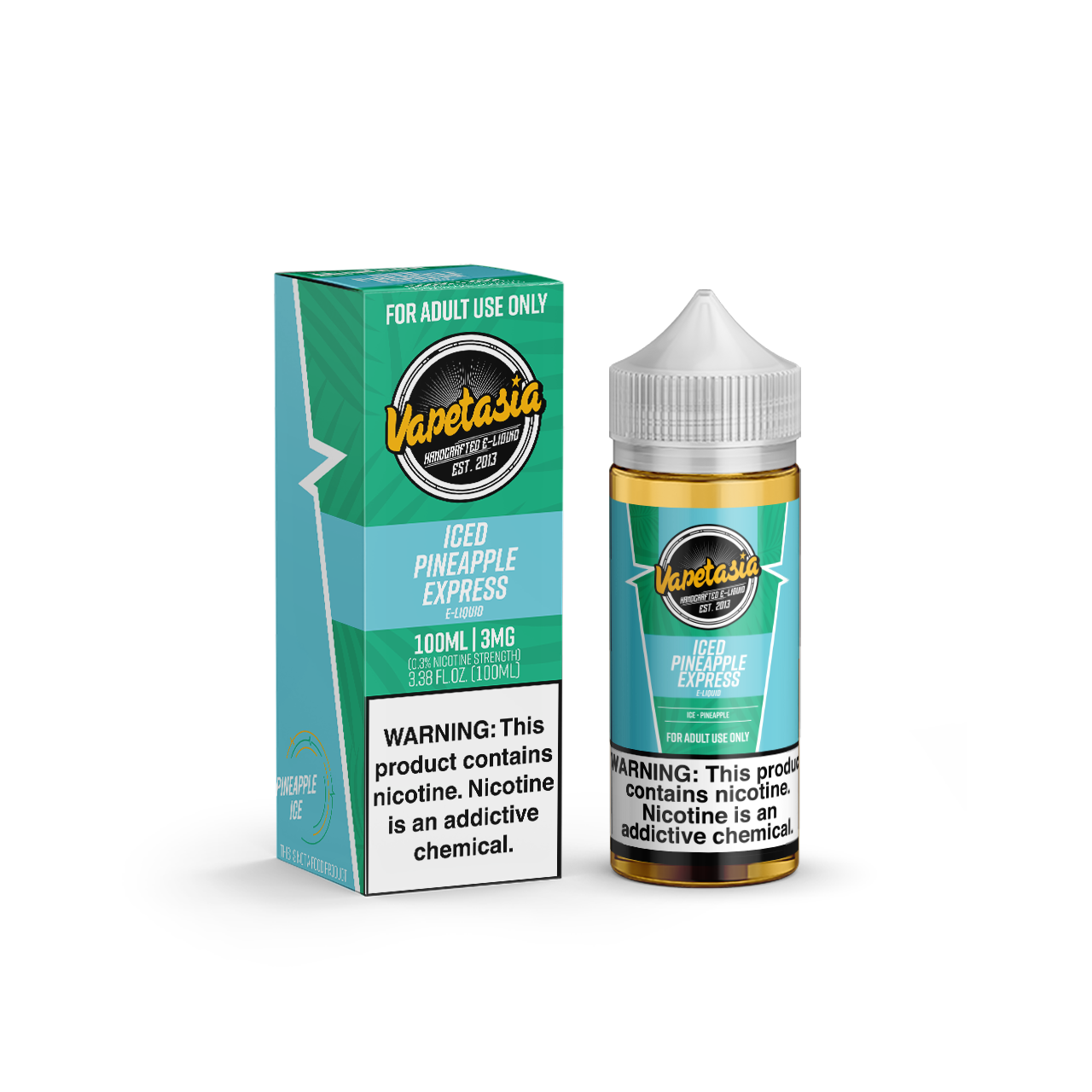 Iced Pineapple Express by Vapetasia Series 100mL with Packaging