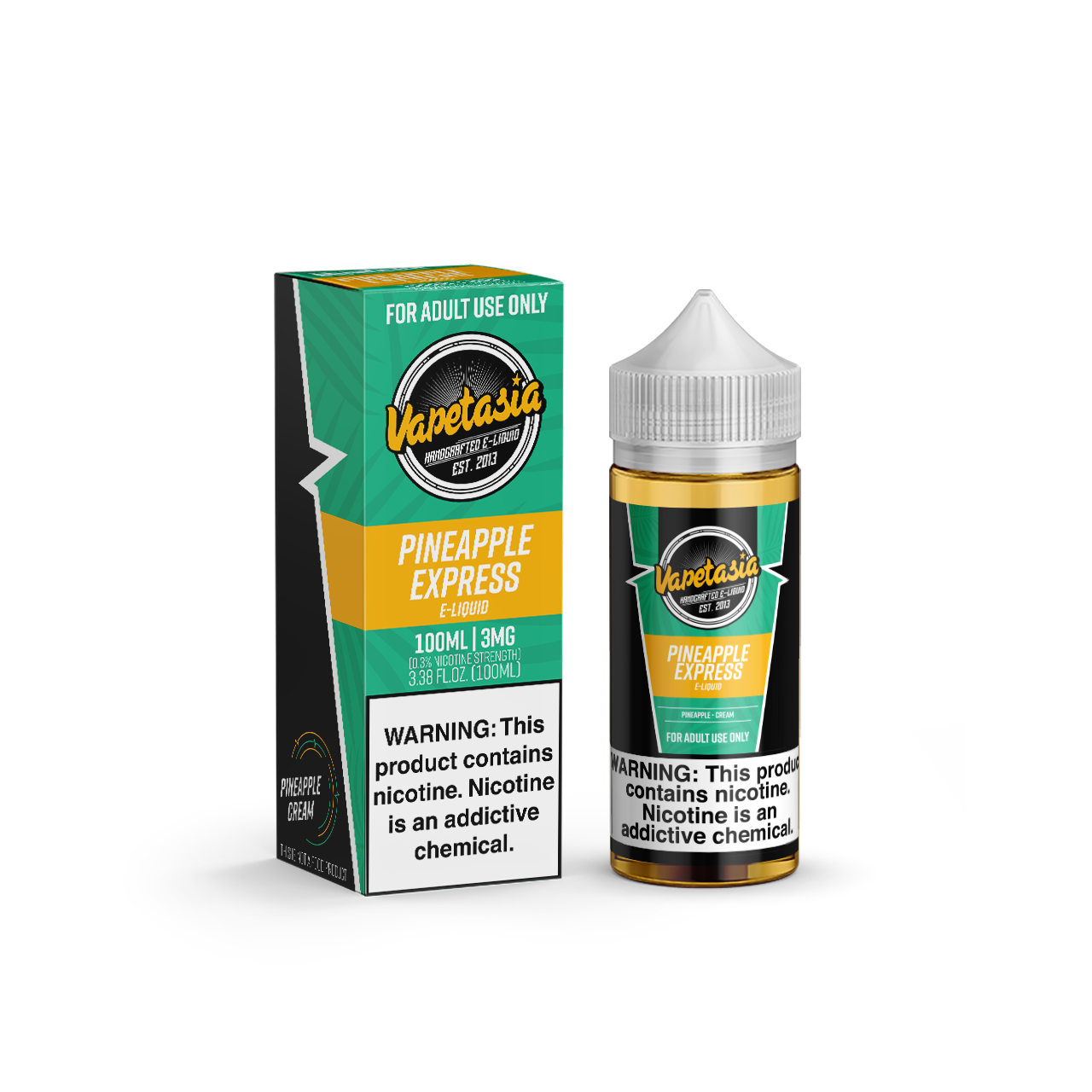 Pineapple Express by Vapetasia Series 100mL with Packaging